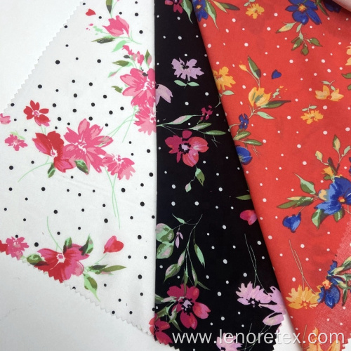 Woven 100% Rayon Printing Fabric For Women Blouses